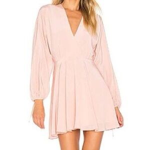 Amanda Uprichard Crystal Dress in Dusty Rose XS